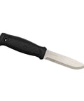 Go To Survival Fixed Blade Knife With Full Tang, Tough As Nails Bushcraft Ready, Swedish Stainless Steel 0.13 Inch Thick Blade, Scandi Grind
