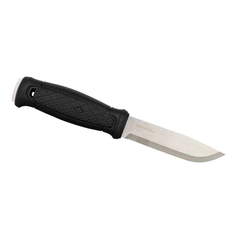 Go To Survival Fixed Blade Knife With Full Tang, Tough As Nails Bushcraft Ready, Swedish Stainless Steel 0.13 Inch Thick Blade, Scandi Grind