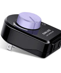 Do It All Soldering Iron Temperature Controller And Desk Lamp With Dimmer Switch, black plug-in dimmer, purple knob, UL listed