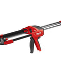 HDM 500 Manual Dispenser For Sealant And Adhesive Cartridges With Black And Red Cartridge Included, Ergonomic Grip
