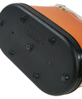 Hard Body Tool Bucket With 15 Interior Pockets Aerial Oval Design Non Conductive Plastic Exterior And Durable Polypropylene Bottom Drain Holes For Quick Dry Keeps Your Tools Organized Safe And Ready Between Jobsites, showing the durable polypropylene bottom with drain holes.