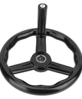 250mm Bakelite Lathe Hand Wheel With 3 Spoked Design And Handy Handle, Anti Slip Grip For Smooth Machine Tool Control, Ideal For Machinists