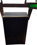 Measuring 6 In Chrome Plated Steel V Groove Wheel With Box Mount Featuring A Smooth 5/8 In Axle And Rugged As Nails 3000 Lb Load Capacity.