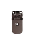 Heavy Duty Dryer Door Hinge Replacement Compatible With Lg And Kenmore Models Easy Install Latch Bracket in dark brown color.