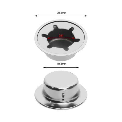 10 Pack Badass Heavy Duty Axle Push Nuts Rock Solid 5/8 Inch Shaft Fasteners For Lawn Carts And Wheeled Trash Cans Top Shelf Metal Cap Studs For Trailer Rig And Pressure Washer Setup