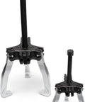 Heavy Duty Ratcheting Puller Set For Automotive Internal And External Pulls 2 And 5 Ton Converts To Two Or Three Leg Pullers