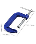 Built Tough 4 Inch Woodworking G Clamp With Quick Release C Clamp For Desk Mounting Universal Tabletop Clamp Dimensions