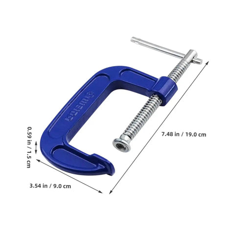 Built Tough 4 Inch Woodworking G Clamp With Quick Release C Clamp For Desk Mounting Universal Tabletop Clamp Dimensions
