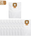 GAS 35L AFC Compatible Vacuum Filter Bags 2607432037 Non Woven Dust Canister Bags Replacement 10 Pack on display