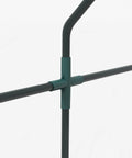 Steel frame connection of Portable Greenhouse Shelter 6 Foot By 3 Foot By 3 Foot With Dual PE Covers, Steel Frame, Roll Up Windows