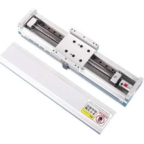 Beefy Heavy Duty Fully Enclosed Linear Guide Module With 125mm Width And Dual HGH15CA Carriages 1605 And 1610 Ball Screws Dust Proof Cover 60mm Servo Bracket SFU1610 300mm Ready For Precision Milling, enclosed lead screw module with cover