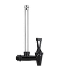 7.5 Inch Sight Glass Spigot for Travel and Large Gravity Fed Water Filter Systems with metal fittings and easy refill indicator