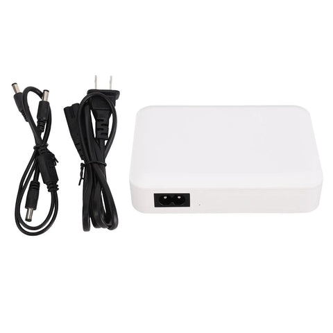 Top Shelf Uninterruptible Power Supply With Dc Output And 7800Mah Ups Battery Backup To Keep Routers And Modems Running Smooth Through Blackouts. Includes power cables.