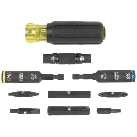 Impact Rated 46 Piece Multi Bit Screwdriver And Nut Driver Set With MODbox Case, 39 Bits, 4 Nut Drivers, Bit Holder, And Durable Handle