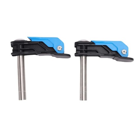 Two Pack Adjustable 19mm Bench Dog Hole Clamps For Woodworking Workbench Durable Engineered Plastic And Stainless Steel Construction