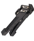 Versatile Adjustable Wire Striper Hand Tool With Multiple Blade Options For Precise Cable Peeling, compact 9cm black design.