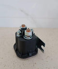 YB150D 24V 150A DC Pump Contactor For Hydraulic Systems And Electric Forklifts Heavy Duty Solenoid Relay Switch shown at an angle.