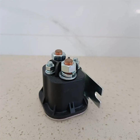 YB150D 24V 150A DC Pump Contactor For Hydraulic Systems And Electric Forklifts Heavy Duty Solenoid Relay Switch shown at an angle.