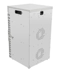 Heavy Duty Electric Food Dehydrator With 18 Spacious Stainless Steel Trays And Precision Adjustable Thermostat exterior view showing stainless steel finish.