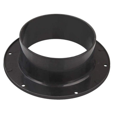 4 Inch Duct Connector 2 Pack Plastic Straight Pipe Flanges for Ventilation Ducting in Heating and Cooling Systems Durable ABS Construction for No Fuss Easy Install Leak Proof Seal Improves Airflow Compatible with 4 Inch Duct Tubes