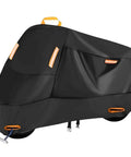 Heavy Duty Motorcycle Cover For Segway Dirt Ebike X260 All Weather Outer Shield 420D Oxford Thickened UV Sun Rain Snow Proof Storage Bag Garage Safe black cover with handle and lock holes