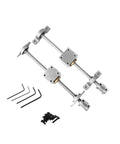 Premium T10 Lead Screw With Nut And Holder Kit For Vertical CNC Machines Featuring 10mm Diameter Ball Threads That Deliver Super Smooth Motion High Efficiency And Zero Stick-Slip Action Perfect For Machining Centers Or DIY Projects., lead screw kit with nuts, brackets, and hex keys