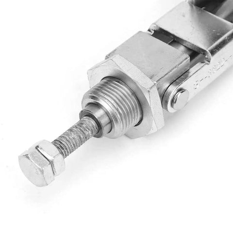 Close-up of Push Pull Toggle Clamp With Stainless Steel Handle for Quick, Solid Holding In Machining And Assembly Tasks, Easy Install