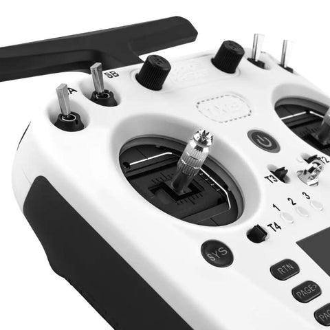 Close-up of TX15 V5.0 ELRS 16CH 2.4G Hall Gimbals ExpressLRS 3.5 Inch IPS Screen OpenTX And EdgeTX Multi Module Remote Transmitter