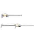 Dial Calipers 0-15 Cm with 0.02 mm Graduation, Stainless Steel Shockproof Vernier Caliper with Anti Glare Dial shown