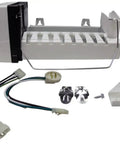 Modular Ice Maker Replacement Kit RIM943 For Whirlpool Units 797991 625601 4210317 4317943 showing components and wiring