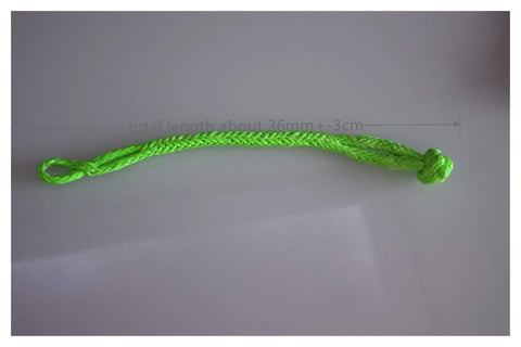 Soft Shackle 2 Pack Green 6mm By 80mm For Boating ATV UTV SUV 4x4 Truck Recovery With Recovery Rope Winch Shackle Easy To Undo