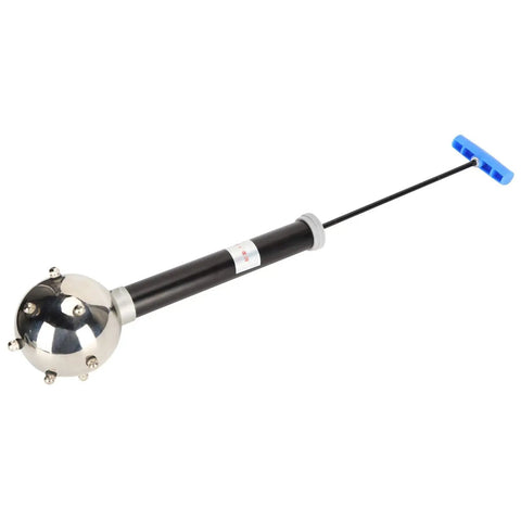 Top Grade Physics Lab Gear For Knockout Science Demonstrations Featuring Liquid Pressure Ball Rig Steel Nozzles And Bulletproof Aluminum Housing For Must Have Classroom STEM Teaching Tools, metal liquid pressure demo rig with steel outlets.