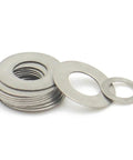 304 Stainless Steel Flat Washer Set 200 Pcs M3 To M10 Assorted Gaskets For Fasteners Built To Spread Load Keep Thickness Deliver Consistent Clamp Beefy Durability For DIY Spares Kit And Projects stacked flat washers