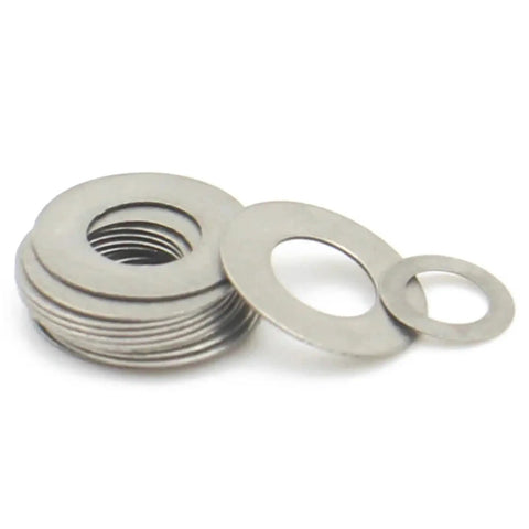 304 Stainless Steel Flat Washer Set 200 Pcs M3 To M10 Assorted Gaskets For Fasteners Built To Spread Load Keep Thickness Deliver Consistent Clamp Beefy Durability For DIY Spares Kit And Projects stacked flat washers