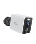 Outdoor Wireless Security Camera Battery Powered 2.5K FHD Color Night Vision With Motion Detection And Spotlight Alexa Compatible