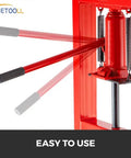 Industrial Grade Hydraulic Press For Precision Bending And Stamping Rock Solid Construction showing springs and levers.