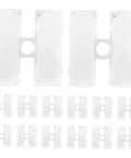 80Pcs Spring Clamp Terminal Connectors For LED Lighting Quick Connection Barrier Blocks Electrical Wiring Terminal Blocks