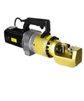 AOXHUGB Cordless Electric Rebar Bender And Cutter, brushless motor handheld tool with gold finish for accurate rebar cutting and bending.