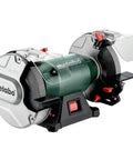 Heavy Duty 8 Inch Bench Grinder With 3600 Rpm And 5.5 Amp Motor, metalworking, integrated LED work lights, adjustable eye shields