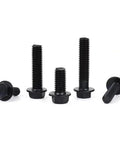 Motorcycle Bolt Kit For CR80 CR85 CR125 CR250 CR500 Bikes With Countersunk Screws And Nuts Black Alloy Fasteners Durable Precision Machined Hardware For Easy Install And Long Lasting Motorbike Build. black alloy bolts and washers