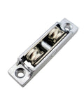 Premium Triple Wheel Sliding Glass Door Rollers featuring silent copper U groove track hardware close-up view of the roller assembly.