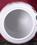Makes Your Kitchen Vibe Level Up With This Retro Ceramic Rice Dispenser That Traps Freshness For Flour Sugar And Coffee Beans Using A Dead On Airtight Seal And Trendy Tassel Handle Massive 25kg Canister - View of inner bowl