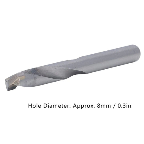 8mm tungsten steel drill bit from 10 Piece Twist Drill Bit Set With Straight Shank Tungsten Steel End Mill Bits for CNC
