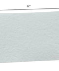CeraTex 3170 ceramic fiber paper sheet, front view, 11 x 12 in, 1/8 in thick, gray insulation material.