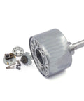 Rock Solid 37Mm Worm Gear Motor Speed Reducer With High Efficiency Metal Gearbox showcasing compact design and metal construction.