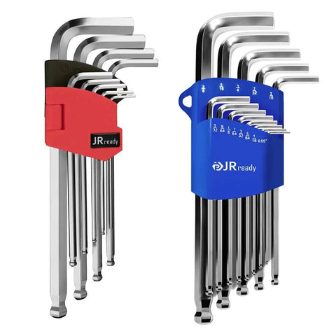 Two Piece Tool Bundle With ST5211 Pin Removal Kit And ST5212 22 Piece Allen Wrench Set Plus SAE Metric Ball End Hex Key Set