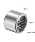 Close-up of HK1212 Needle Roller Bearing with 12mm Bore, 18mm OD, 12mm Width, made of chrome steel, open end, for heavy duty use