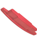 Lonfgrc High Sensitivity Magnetic Studs Sensors Tool for Drywalls and Wood Wall Builtin Technology Red angled view showing the tool's sleek design.