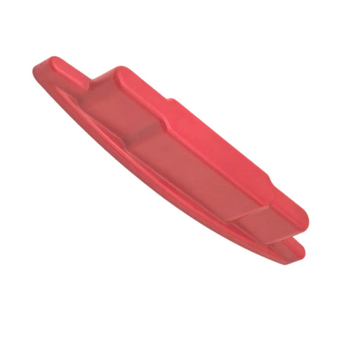 Lonfgrc High Sensitivity Magnetic Studs Sensors Tool for Drywalls and Wood Wall Builtin Technology Red, compact plastic design, angled view.