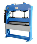 Heavy Duty 50 Ton Hydraulic Press Brake Bender For Metal Fabrication 220V Three Phase Two Cylinder 51 And A Quarter Inch Blade
